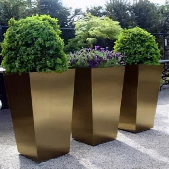 金色不锈钢花槽11