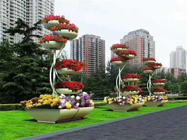 花箱对于景观建筑设计的作用